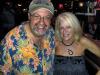 3 It’s About Time drummer Ray visited w/ friend Brenda during Chest Pains show at BJ’s.